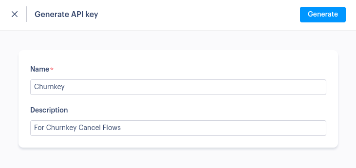 Paddle api key generation